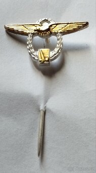 Pilotní odznak Svazarm miniatura - 4