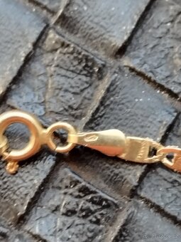 Prodám plný zlatý řetízek 14k. - 4