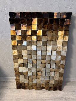 Dřevěný 3D obraz Mozaika - 4