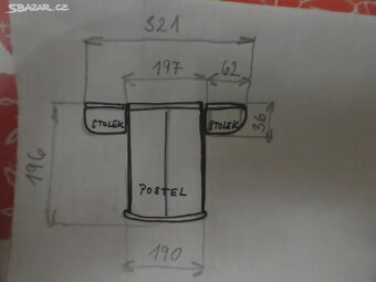 Ložnice postele ze 40.let - 4