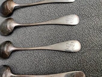 Starožitné lžíce - Alpaka - 4