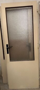 Dveře interiérové bílé panelákové - 4