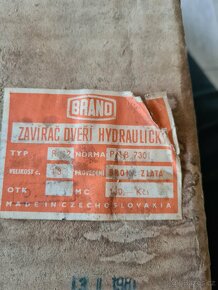 Brano hydraulický zavírač dveří - 4