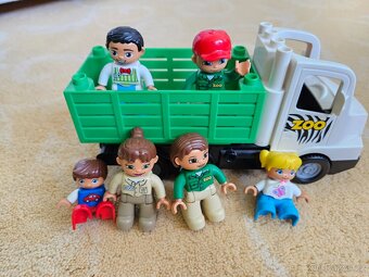 Duplo podlozka, hřiště, zoo auto se zvířaty, myška Minnie - 4