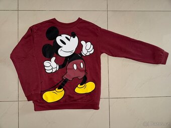 4x Disney mikina (Stitch, Mickey Mouse...) vel.164-170 - 4