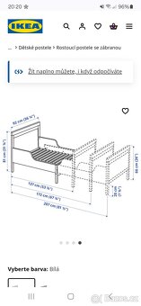 Dětská rostoucí postel IKEA-SUNDVIK - 4