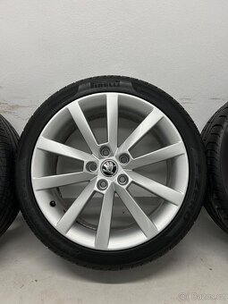 Škoda Alaris R18 Originál Alu Kola 225/40/18 letní pneu - 4