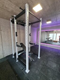 Dřepovací klec - power rack, masivní konstrukce, nové - 4