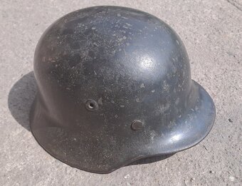 Německa helma M40 vel 64 původní barva - 4