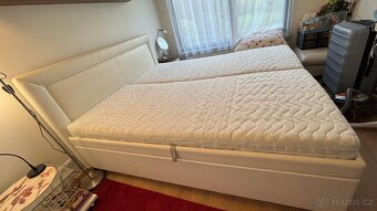 Manželská postel s úložným prostorem - 4