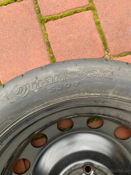 Rezerva VW Golf 6 , 5x112 + pneu T125/70 R17 + hever - 4