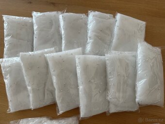 17 kusů perličkových tylových ubrusů/běhounů na svatbu - 4