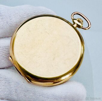 ZLATÉ KAPESNÍ HODINKY CHRONOMETRE EFWESA - PH.DUBOIS & FILS - 4
