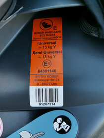 Dětská autosedačka Britax Römer Baby-Safe vajíčko - 4