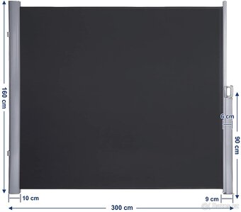 Boční markýza 160x300cm - 4