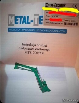 Zetor čelní nakladač metal technik MST 900 - 4
