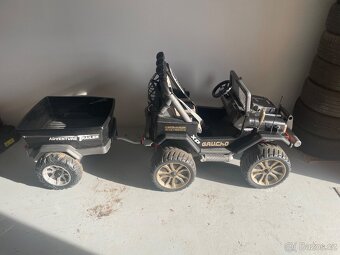 Elektrický jeep Gaucho 24V s vozíkem. - 4