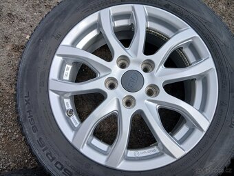 Prodám sadu Alu kol Kia 205/60R16 zimní - 4
