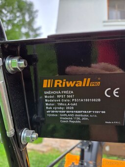 Sněhová fréza Riwall Pro - 4