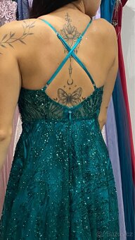 Maturitní plesové šaty vel cca 36 S - 4