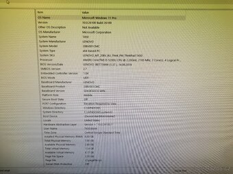 Lenovo T450 i5 8GB SSD 250GB W11 dual battery - 4