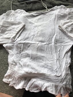 Cropped halenka bílá , s/xs - 4