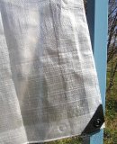 Zakrývací plachta Kataro - bílá (průsvitná) - 4