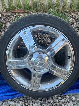 Prodám alu kola chromové - 4