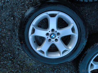 Litá kola 5x120 r18, zánovní zimní pneu 255/55/18 - 4