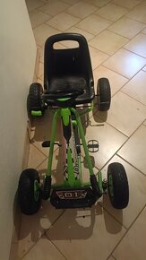 Prodám šlapací čtyřkolku Go-Kart - zelená - 4