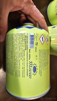 Plynová kartuše Meva 450g, závit, 3ks - 4