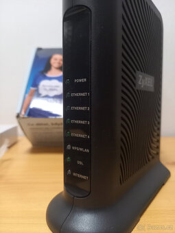 ADSL modem Zyxel (P-660HN-T3A) - výkonný Wi-Fi modem, nový - 4