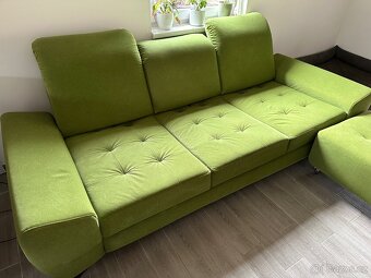 Rozkládací gauč Barcelona s taburetem - 4