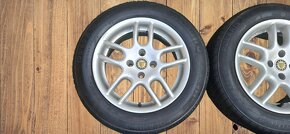 ALU 15" 4x100, ET35 se zimními pneu 195/60/15 - 4
