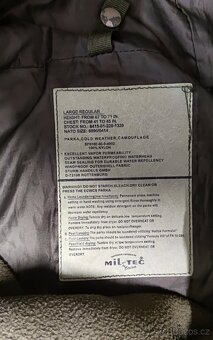 Nepromokavá bunda ECWCS Mil-tec A-TACS FG vel.L - 4