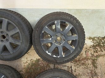 16'' Alu kola orignál VW + zimní pneu 205/55 - 4