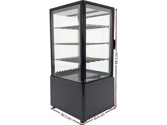 Chladicí vitrína - 68 litrů - Černá - 4