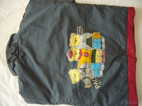 Prodám zimní bundu + oteplovačky - 4