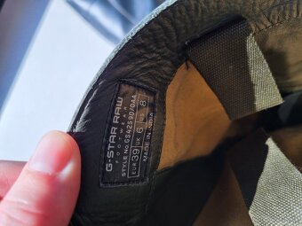 Dámské kožené boty zn. G-Star Raw - 4