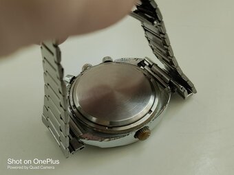 Letecké hodinky Poljot chronograf kalibr 3133 tzv.Remkovky - 4
