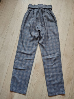 Kostkované kalhoty vel.36/38 // S-M - 4