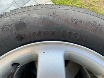 Alu disky VW 5x100 s pneu 195/65/15 - 4