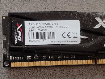 DDR3 ramky 2x 8GB + 1x8GB - 4