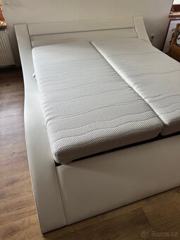 Luxusní postel VICHY WHITE dvojlůžko - TOP - 4