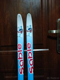 Prodám úplně nové běžky KIDS SABLE 120cm dlouhé. - 4