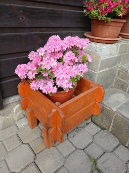 Dřevěné truhlíky na balkón/zahrada - 4