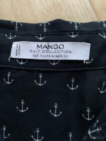 Poloprůhledná halenka Mango vel. S, M - 4