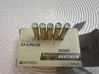 Flobert 9 mm Fiocchi krabice 50 kusů jednotná střela - 4