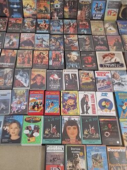 VHS kazety - originální - sbírka 83 kusů - 4