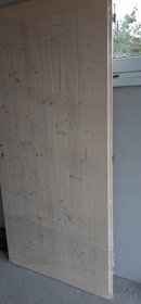Palubkové dveře plné/nové/smrk - 4